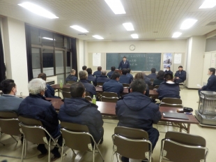 画像：2/1社内安全会議開催1